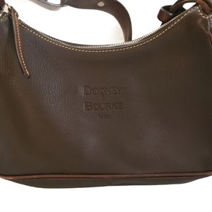 Dooney and Bourke Pebbled Leather Hobo Handbag
